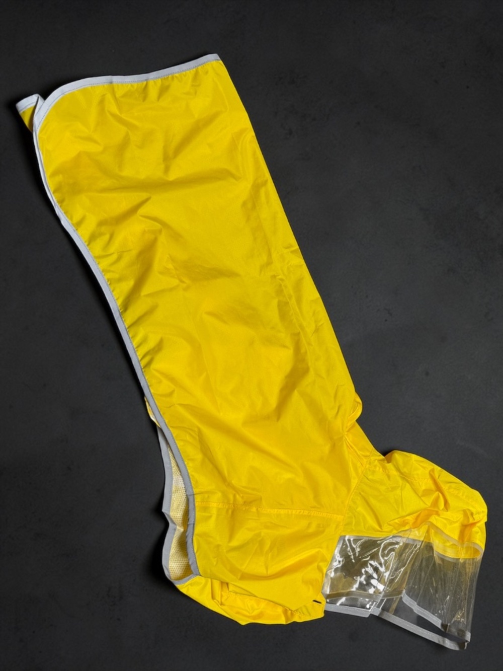 MAMORE Dog Raincoat XXL Waterproof Yellow Hooded Reflective Poncho NWOT - Picture 4 of 16